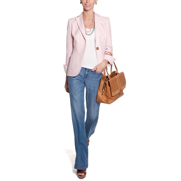 Elie Tahari Denim - Elie Tahari Blue Adena Flare Denim Pants